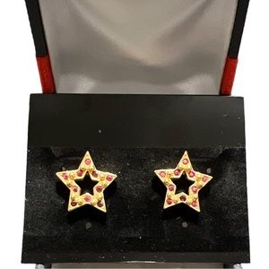 Sparkle Star Vintage Avon Earrings